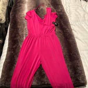 Express pink jumpsuit